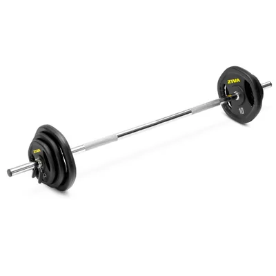 ZIVA RPU Studio Barbell 9pc Set - 35lb