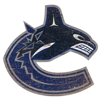 NHL Vancouver Canucks Distressed Logo Cutout Sign