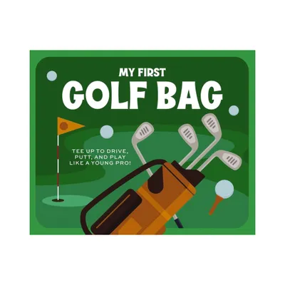 My First Golf Bag - by Applesauce Press (Board Book)