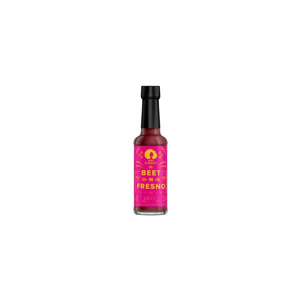 Hot N Saucy Beet N Fresno Hot Sauce - 5oz