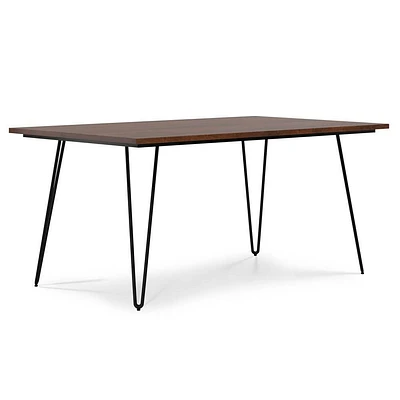 WyndenHall Moreno Dining Table Umber Brown