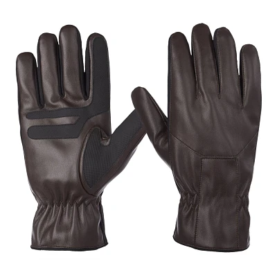 Iotoner Men Faux Leather Glove