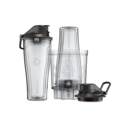 Vitamix Legacy Personal Cup and Adapter: BPA-Free Blender Parts, Dishwasher-Safe, 20 oz Capacity, Clear Copolyester