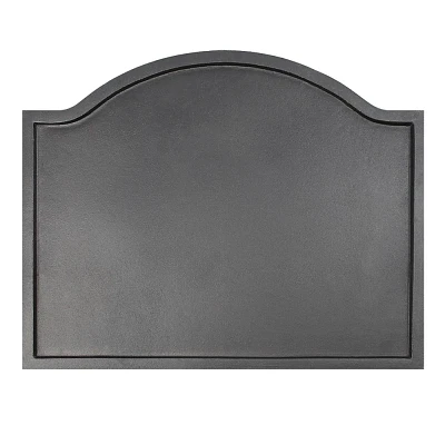 Achla Designs 16 Traditional Small Cast Iron Fireback Black