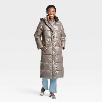 Women Hooded Duvet Puffer Jacket