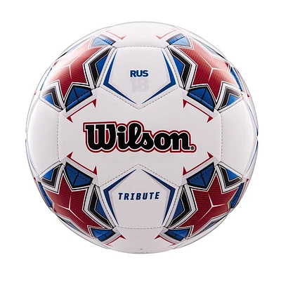 Wilson Tribute Size 5 Soccer Ball - Red/White/Blue