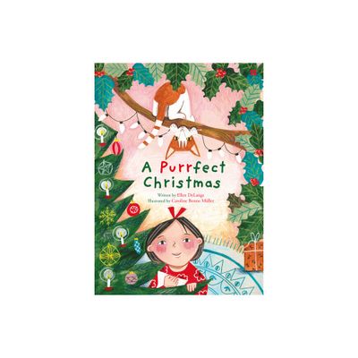 A Purrfect Christmas - by Ellen Delange (Hardcover)