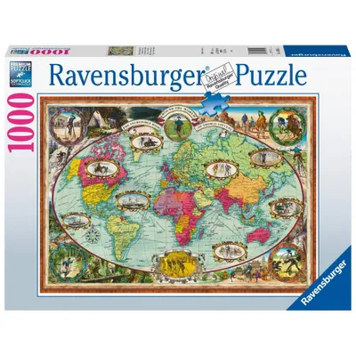 Ravensburger Bicycle Ride Around the World Jigsaw Puzzle - 1000pc