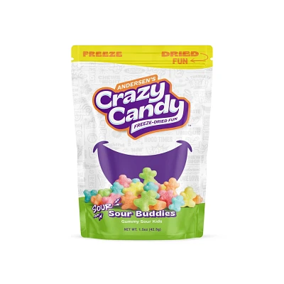 Crazy Candy Freeze Dried Candy - Sour Buddies - 1.5oz