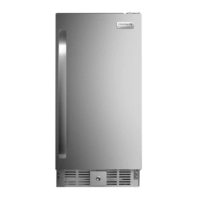 Frigidaire 2.9 cu ft Build In Under Counter Freezerless Refrigerator Stainless Steel Finish: ETL Listed, 3 Glass Shelves, 1 Year Warranty