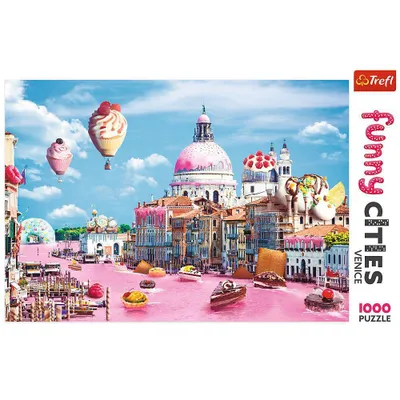 Trefl Funny Cities Sweets in Venice Jigsaw Puzzle - 1000pc