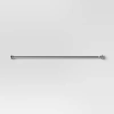 18-30 Round Curtain Rod Brushed Nickel - Room Essentials