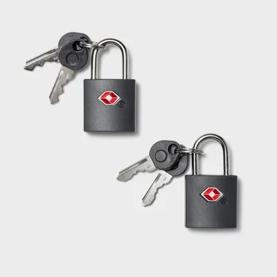 2pk Key Luggage Lock  - Open Story