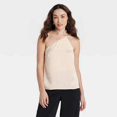 Women One Shoulder Tank Top