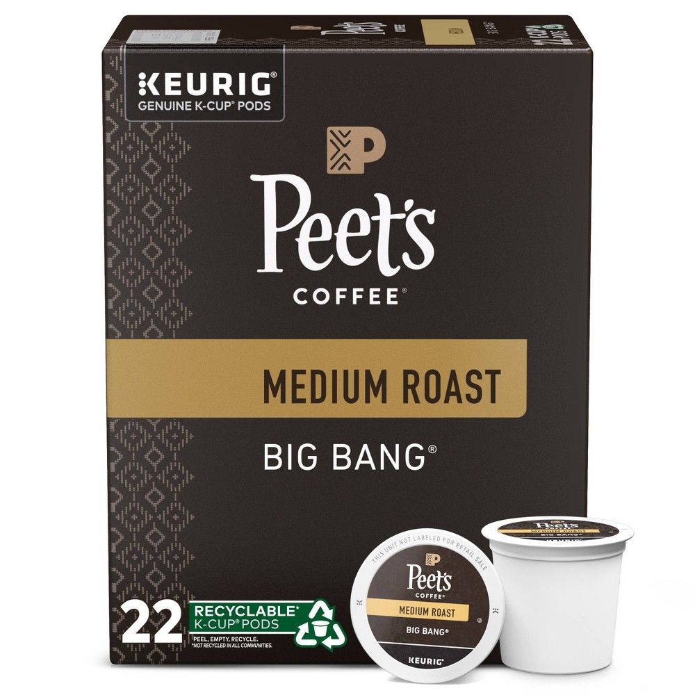 Peets Big Bang Medium Roast Coffee - Keurig K-Cup Pods | Connecticut Post  Mall