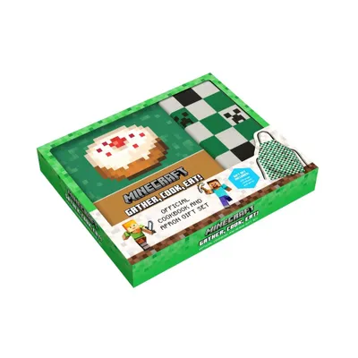 Minecraft: The Official Cookbook and Apron Gift Set - by Tara Theoharis (Mixed Media Product)