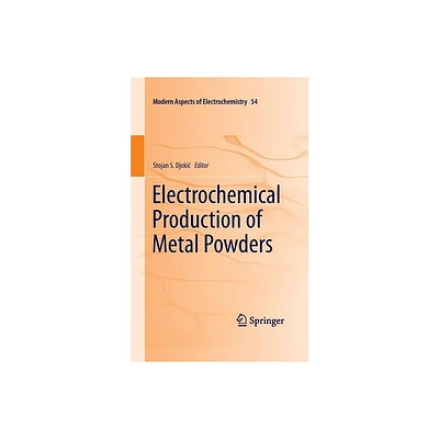 Electrochemical Production of Metal Powders - (Modern Aspects of Electrochemistry) by Stojan S Djokic (Paperback)