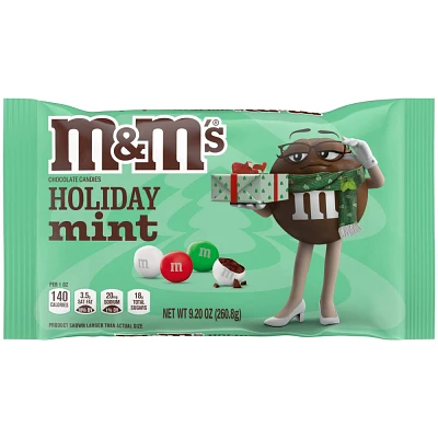 M&Ms Christmas Mint Chocolate Candies - 9.2oz