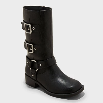 Kids Dee Tall Buckle Boots