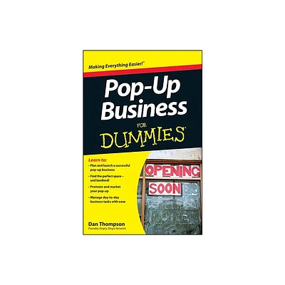 Pop-Up Business for Dummies - (For Dummies) by Dan Thompson (Paperback)