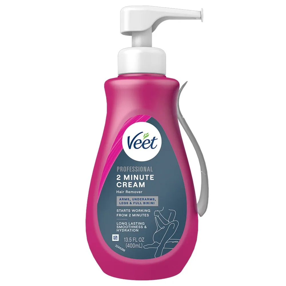 Veet Aloe Vera Legs & Body Hair Remover Gel Cream - 13.5 Fl Oz