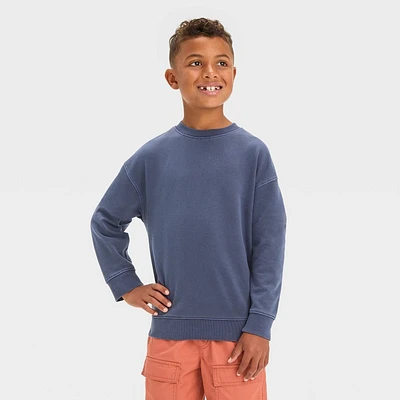 Boy Wahed French Terry Pullover Sweathirt