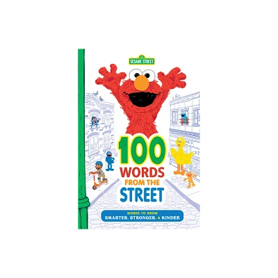 100 Words from the Street - (Sesame Street Scribbles) by Sesame Workshop & Erin Guendelsberger (Hardcover)