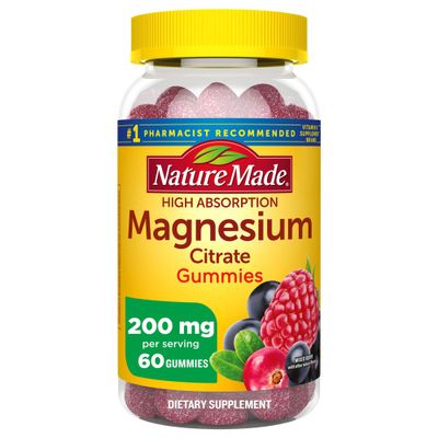 Nature Made High Absorption Magnesium Citrate 200mg Vitamin Gummies - 60ct