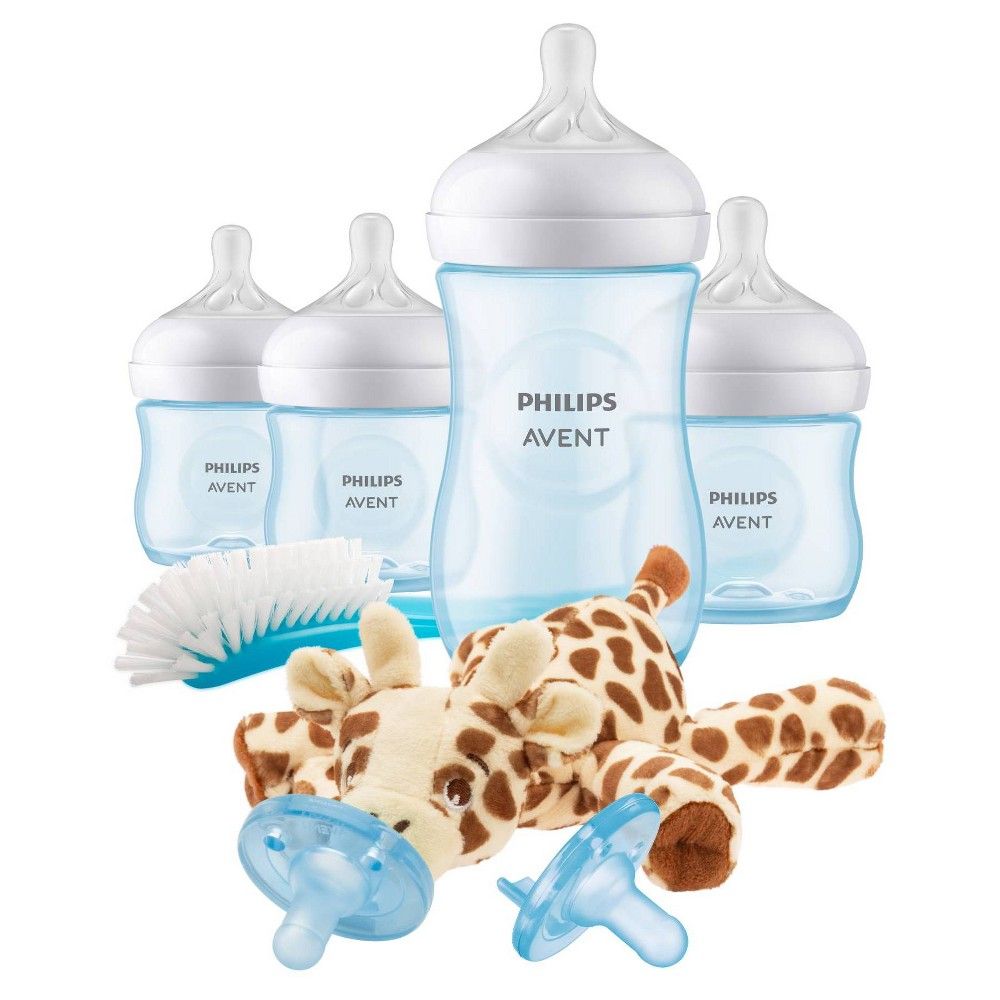 Philips Avent Natural Baby Bottle with Natural Response Nipple - Baby Gift Set With - Blue - | Connecticut Post Mall