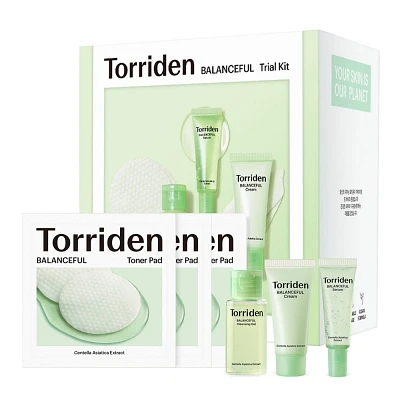 Torriden Balanceful Korean Skincare Trial Travel Kit for Balancing and Calming Sensitive Skin