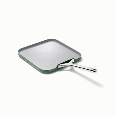 Caraway Home 11.02 Nonstick Square Flat Griddle Fry Pan Sage