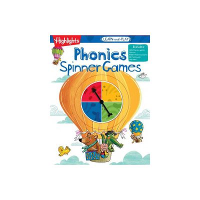 Highlights Learn-And-Play Phonics Spinner Games - (Paperback)