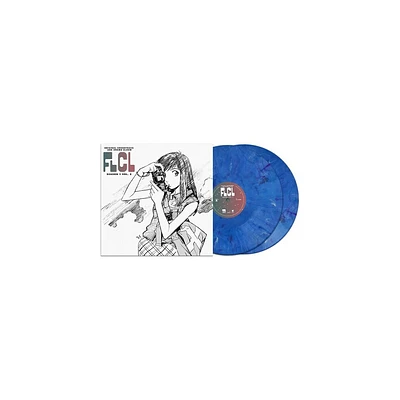 The Pillows - FLCL Season 1 Vol. 2 - O.S.T. (Drama Album) (Colored Vinyl Blue Gatefold LP Jacket 150 Gram Vinyl)