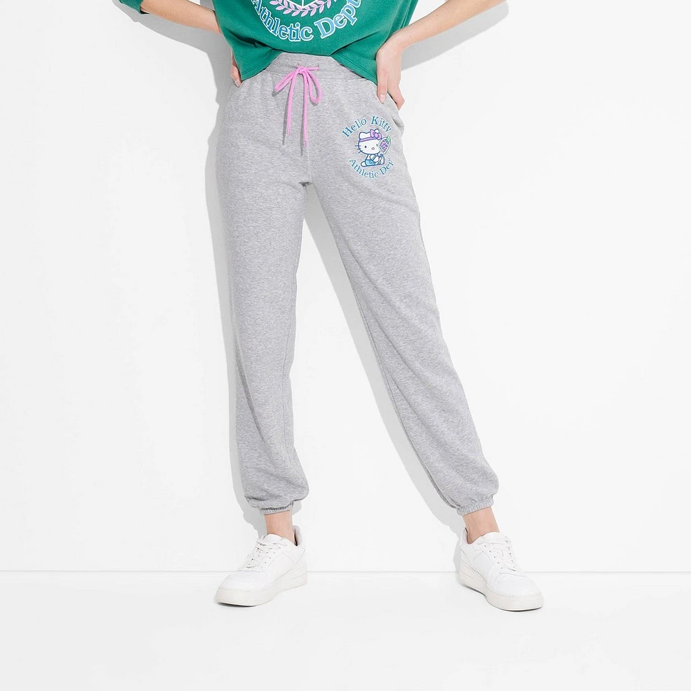 Hello Kitty Womens Hello Kitty Athletic Dept. Graphic Joggers | The Market  Place