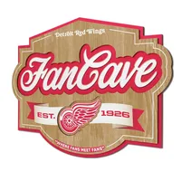 NHL Detroit Red Wings Fan Cave Sign