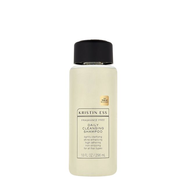 Kristin Ess Fragrance Free Daily Cleansing Shampoo, Lightly Clarifing, Vegan + Sulfate Free
