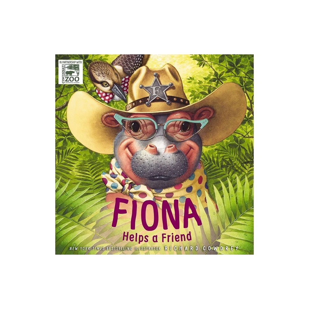 Fiona Helps a Friend - (A Fiona the Hippo Book) by Zondervan (Hardcover)