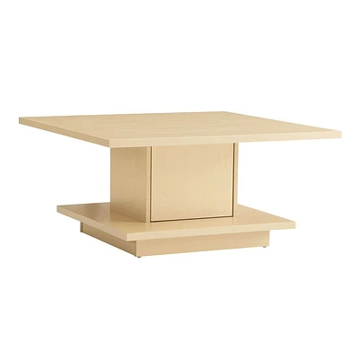 24/7 Shop At Home Traci 31 Contemporary Coffee Table: Pedestal Base, Modern Living Room