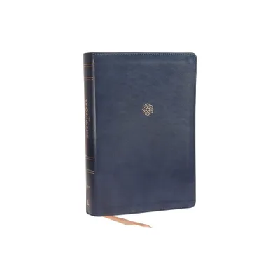 Niv, the Womans Study Bible, Leathersoft, Blue, Full-Color - by Thomas Nelson (Leather Bound)