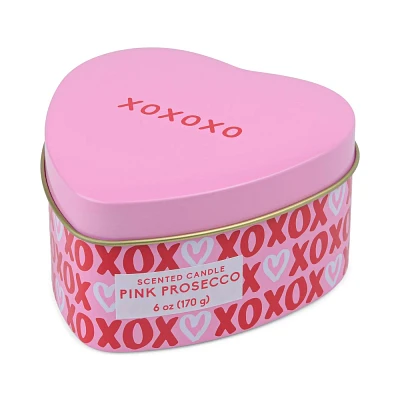 Valentines Day XOXO Heart Candle