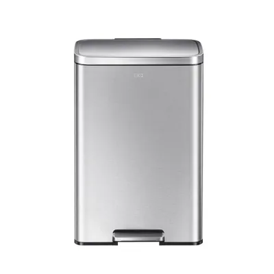 EKO Stainless Steel 50L Madison Step Trash Can