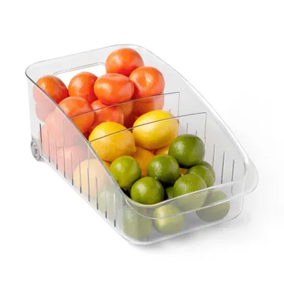 YouCopia 8 BPA-Free Plastic RollOut Fridge Drawer - Clear