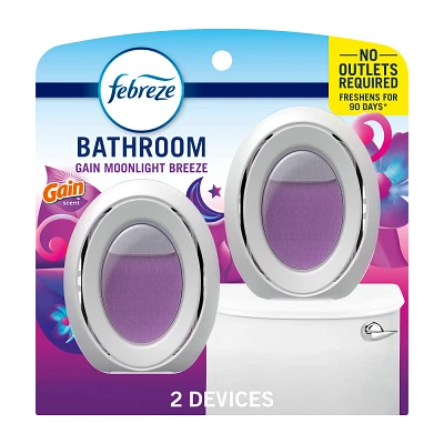 Febreze Small Spaces Gain Air Freshener - Moonlight Breeze - 0.5oz/2pk