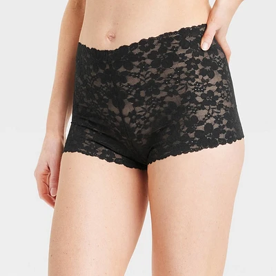 Women Allover Lace Boy Short