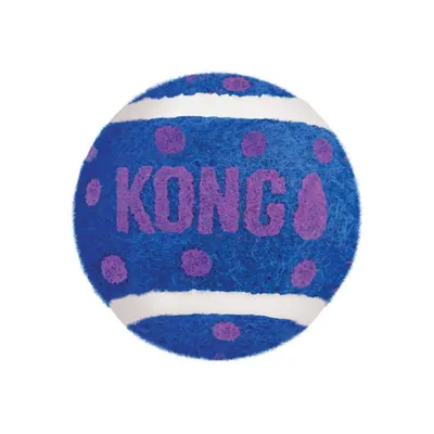 KONG Active Tennis Balls with Bells Cat Toy