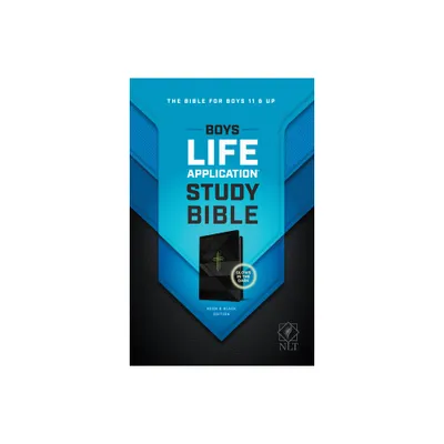 Boys Life Application Study Bible NLT, Tutone - (Leather Bound)