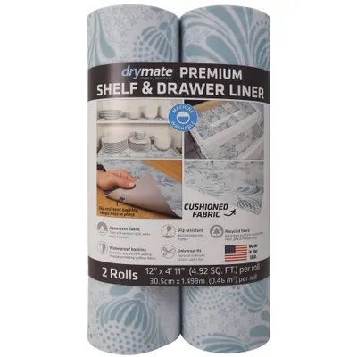 Drymate 12x59 2pk Shelf/Drawer Liner - Floral