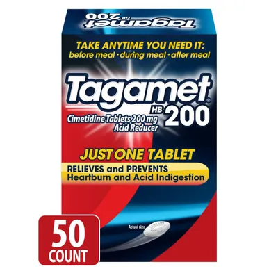 Tagamet HB 200 Acid Reducer Heartburn Relief Tablets  50ct