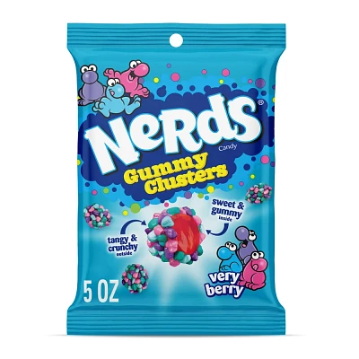 Nerds Candy Gummy Clusters Very Berry - 5oz