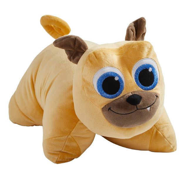 16 Disney Junior Puppy Dog Pals Rolly Brown Kids Plush - Pillow Pets